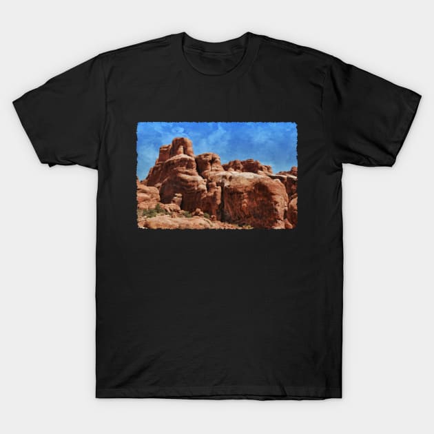 Red Rocks of Utah T-Shirt by DarlaHallmark